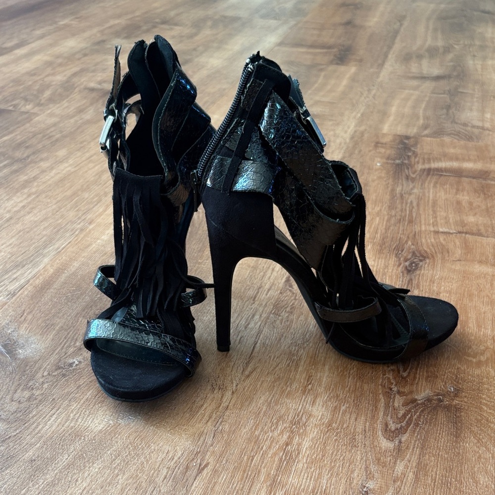 Elegant Black Stiletto Heels